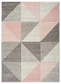 Retudo Naia rózsaszín-szürke szőnyeg, 140 x 200 cm - Universal
