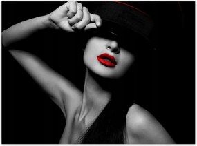 Poszterek 135x100 Vörös ajkak Rúzs