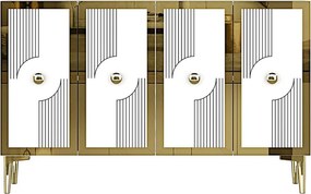 Pega 120 - White, Gold