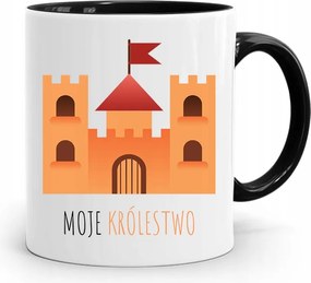 Fekete Bögre Gyerekeknek Az Én Birodalmam +név fényképes nyomattal