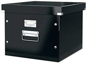Irattároló doboz, függőmappának, LEITZ Click&amp;Store, fekete (E60460095)