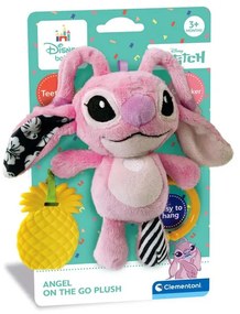 Disney Lilo és Stitch, A csillagkutya Angel plüss figura és rágóka Clementoni