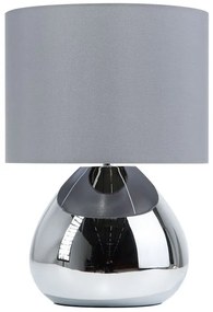 Szürke és ezüst fém asztali lámpa 41 cm RONAVA Beliani