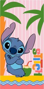Disney Lilo és Stitch, A csillagkutya Summer Relax fürdőlepedő, strand törölköző 70x140cm (Fast Dry)