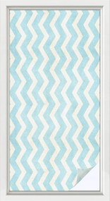 Öntapadós Ablakfólia Adatvédelem Cikk-cakk kék 50x100