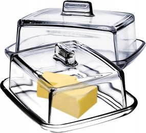 2x Vajtartó Üveg Fedéllel