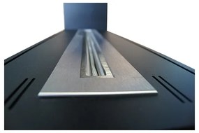 InFire - Sarok BIO kandalló 100x50 cm 3kW kétoldalú