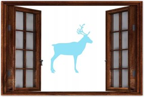 Poszter 60x40 Kék rénszarvas