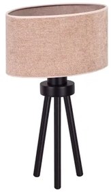 Duolla - Asztali lámpa OVAL 1xE27/15W/230V átm. 30 cm rózsaszín