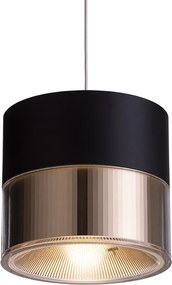 RENDL JUNIPER závěsná stahovatelná černá/zlatá 230V LED 15W 30° 3000K