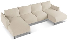 Bézs sarokkanapé Malie – Makamii