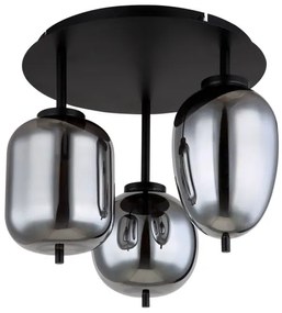 Globo 15345-3D BLACKY 3xE14/40W/230V fekete felületre szerelhető lámpa