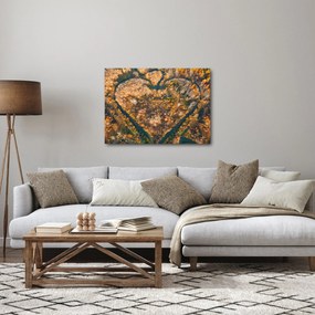 Kép - Szív alakú folyó (70x50 cm)