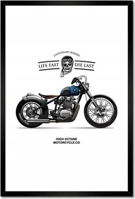 Poszterek keretben 40x60 Motorkerékpár Antik Vintage