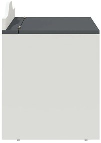 Játék Doboz tárolóval Szürke és fehér 73 x 33 x 55 cm Faanyag