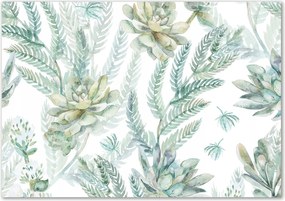 Üveg konyhai panel Virágok és levelek Ragasztó Ingyenes