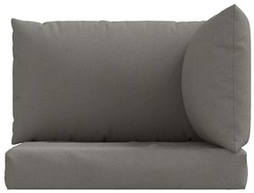 3 db melange sötétszürke szövet raklappárna