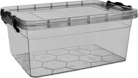 Ételtároló Edény Fedő Szürke Konyhai Tároló Rendszerező 5 L