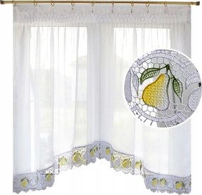 Konyhai Függöny Fátyol Körte 200x100 cm