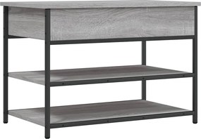 vidaXL szürke sonoma színű szerelt fa cipőpolc 70x42,5x50 cm