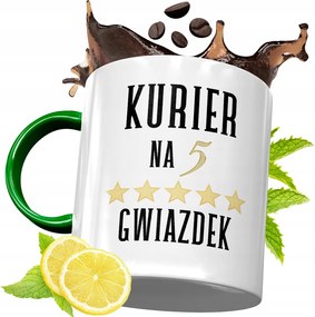 Zöld Bögre Futárnak Születésnapi Ajándéknak, fényképes nyomattal