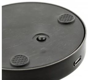 Lámpa Asztali Monum, 3W, 200lm, DC 5V, 1A,3000 K, 3 fokozatú fényerő, akkumulátor 1800 mAh, fekete