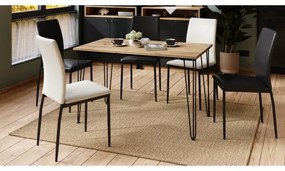 HALIJA étkezőasztal, craft tölgy dekorral