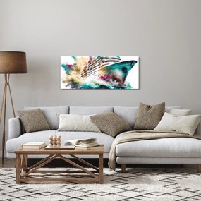 Kép - Akvarell tenger (120x50 cm)