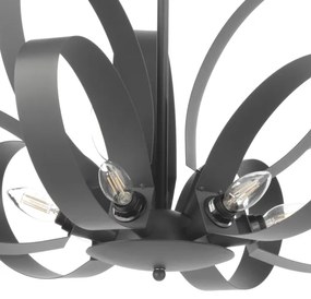 ONLI - Csillár láncon SERENA 9xE14/6W/230V fekete