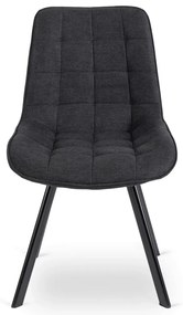 Fekete Szövet Étkezőszék RICK 2
