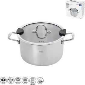 Rozsdamentes acél lábas fedővel 6,2 l Venice – Orion