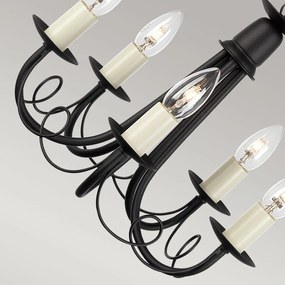 Elstead Lighting MINSTER MN5-BLACK Csillár 5x60W/E14