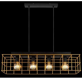 Globo 15530B-4H - Csillár zsinóron MERRIL 4xE27/60W/230V