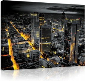 Vászonkép Város Éjszaka Modern Vászon Fal Hálószoba Nappali 100x70