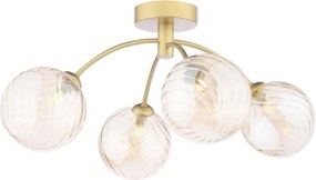 Dar Lighting modern mennyezeti lámpa izzy borostyán arany darizz0435-26
