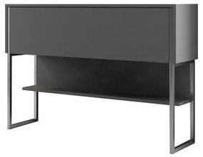 Komód Luxe - Silver, Anthracite