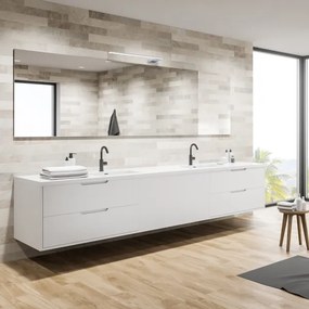 LED fürdőszobai fali lámpatest SHINE LED/11W/230V 45 cm IP44 fényes króm