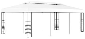fehér pavilon 6 x 3 m