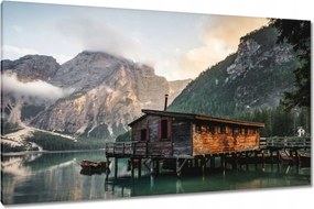 Vászonkép 120x70 Hegyi kikötő