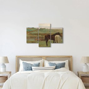 Kép - Edgar Degas, Horses in a Meadow, reprodukciók (90x60 cm)