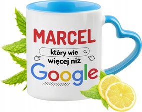 Marcel Kék Bögre Szív Alakú Füllel Ajándék