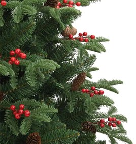 Mű karácsonyfa 300 LED-del Zöld 180 cm PVC és Fém és Műanyag