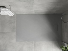 Mexen Hugo téglalap alakú SMC zuhanytálca 140 x 80 cm, szürke - 42618014
