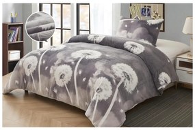 Mikroplüss ágyneműhuzat DANDORIA szürke Ágyneműhuzat mérete: 70 x 90 cm | 140 x 200 cm