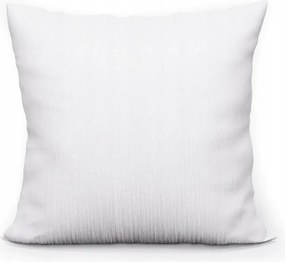 Párnahuzat 40x40 fehér, ezüst cérnával