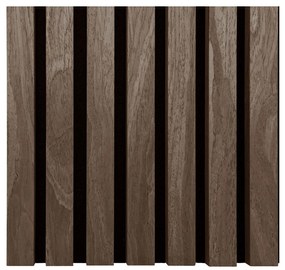 Akusztikus panel, fa furnér, dió, dió hatású 240x60x2,2 cm
