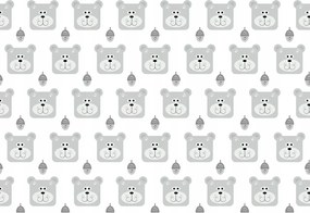 Gyerek fotótapéta skandináv mackók 416 x 254