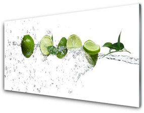 Modern üvegkép Lime Water Kitchen 100x50 cm