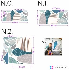 INSPIO Gyerekszoba falmatrica - Dombokon túl