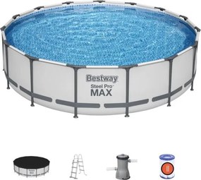 Bestway MAURITIUS fémvázas medence szett 457 x 107 cm